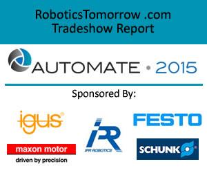 半岛app官网RoboticsTomorrow.com自动化2015贸易展的报告gydF4y2Ba