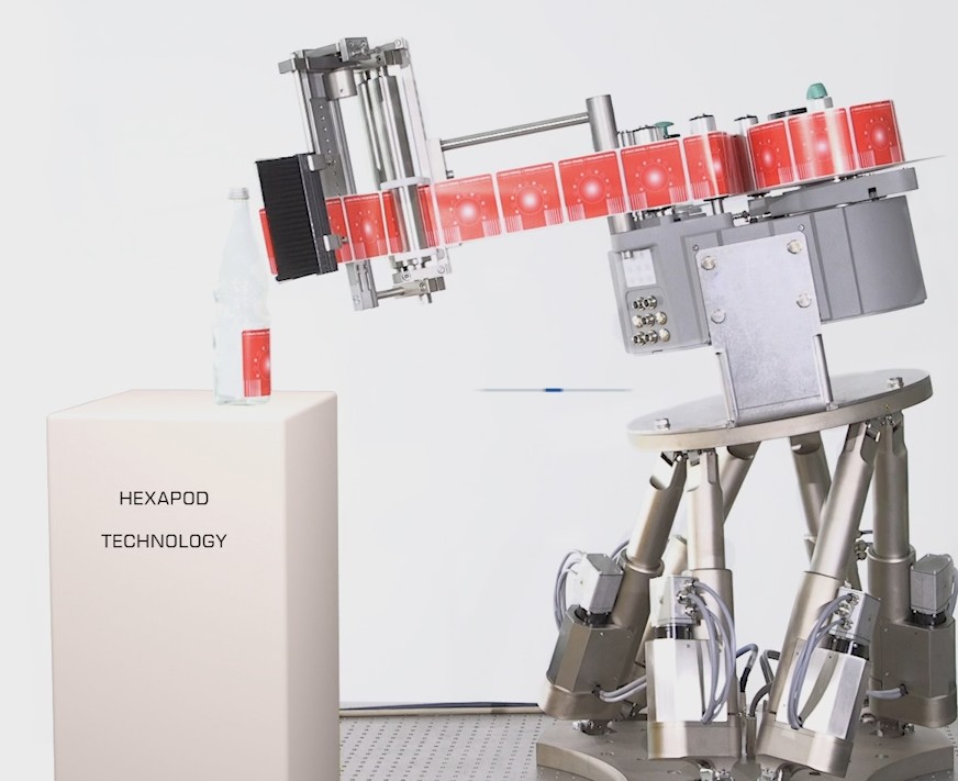 观看视频>标记机器人原型中的Hexapod(图片来源:Tirelli / PI)gydF4y2Ba
